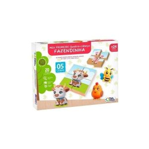 Meu Primeiro Quebra-Cabeça Fazendinha 20 pçs Pais&Filhos