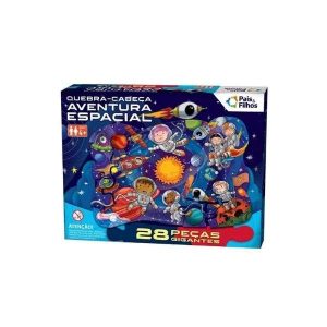 Quebra-Cabeça Gigante Aventura Espacial 28 pçs Pais&Filhos