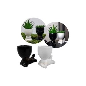 Vaso p/ Suculente Artificial Bob Cachepot