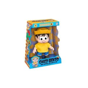 Boneco Chico Bento c/ 10 Frases Turma da Mônica Adijomar