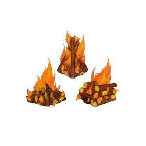 Fogueira Decorativa c/ 6 Un