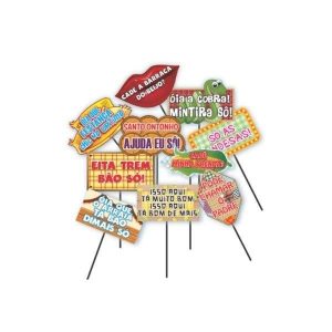 Enfeite Placa Festa Junina c/ 10 Un