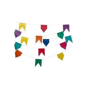 Bandeirinhas de Papel Festa Junina 20 fls 10 mts