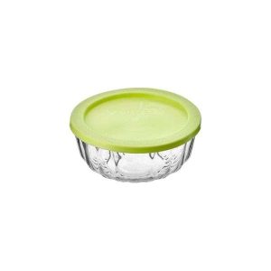 Saladeira de Vidro c/ Tampa 900ml Vitazza