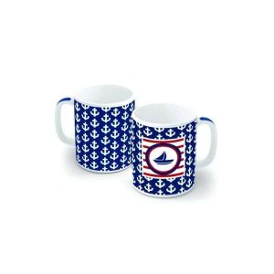 Caneca de Porcelana 320ml Náutica
