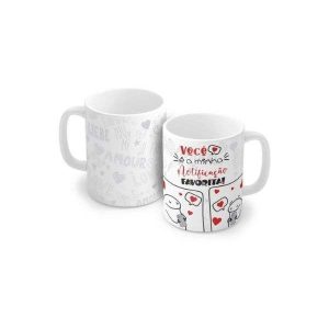 Caneca de Porcelana 320ml Notificação Preferida