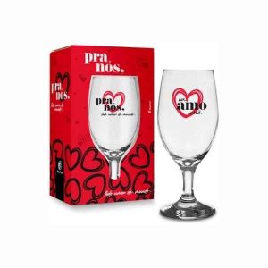 Taça p/ Cerveja Pra Nós Todo Amor do Mundo Brasfoot