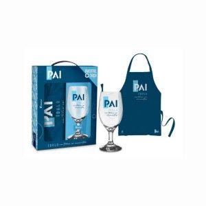 Kit Avental + Taça p/ Cerveja Pai Ídolo Brasfoot