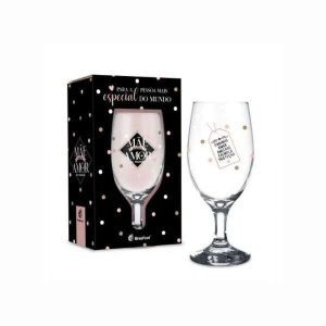 Taça p/ Cerveja Mãe Maior Amor do Mundo Brasfoot