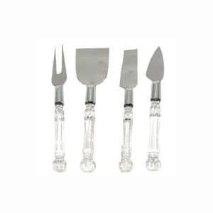 Conjunto de Espátulas p/ Queijo 4 pçs Casita