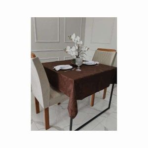 Toalha de Mesa Quadrada 4 Lugares Jacquard Color SR Decor