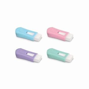 Apontador c/ Depósito + Borracha Tom Pastel Faber-Castell