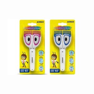 Tesoura Escolar Vassourinha Acrilex