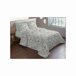 Jogo de Cama Super Cotton Estampado 3 pçs c/ Elástico Queen Camesa