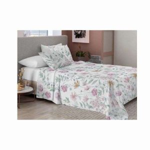 Jpgp de Cama Super Cotton Estampado 3 pçs c/ Elástico Casal Camesa