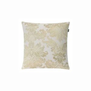 Capa p/ Almofada Jacquard Creme Floral SR Decor