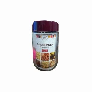 Pote de Condimentos c/ Tampa Colorida 660ml Casita