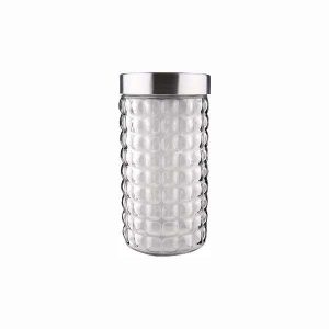 Pote de Vidro c/ Tampa de Inox 1700ml