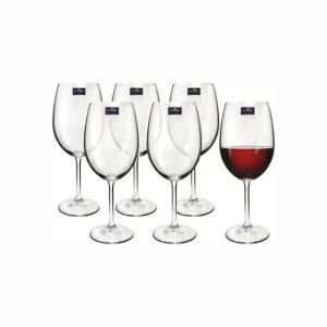 Jogo de Taças p/ Vinho Colibri Bohemia Crystal c/ 6 Un