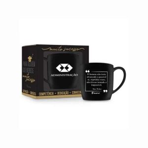 Caneca de Porcelana 360ml Administração Brasfoot