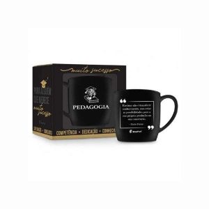 Caneca de Porcelana 360ml Pedagogia Brasfoot