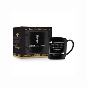 Caneca de Porcelana 360ml Medicina Brasfoot