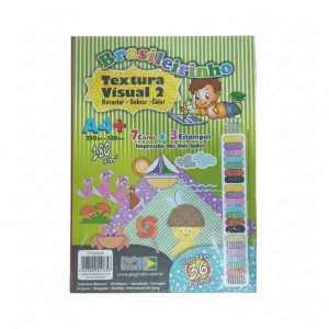 Papel Textura Visual A4+ 180g/m² 36 fls Página Brasil