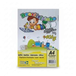 Papel 40kg A4 120g/m² 50 fls Página Brasil