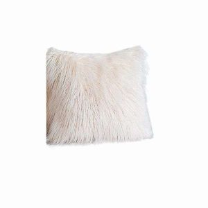 Capa p/ Almofada Peluda Marrom FWB