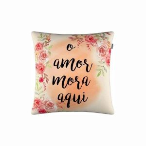 Capa p/ Almofada Digital Arte Amor Adomes