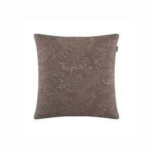 Capa p/ Almofada Veludo Medalhão Tabaco Adomes