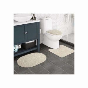 Kit Tapete Confort p/ Banheiro Bege Adomes