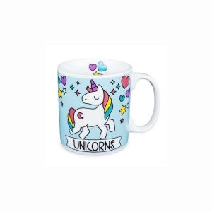 Caneca de Porcelana 320ml Unicórnio