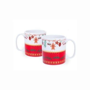 Caneca de Porcelana 320ml Natalina