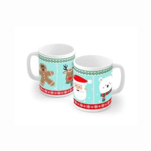 Caneca de Porcelana 320ml Natal