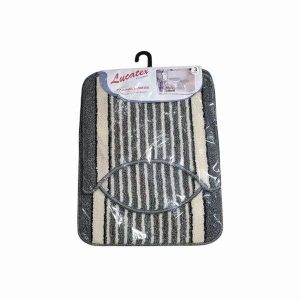 Jogo de Tapete Antiaderente p/ Banheiro 3 pçs Lucatex