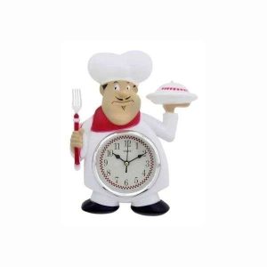 Relógio de Parede Chef de Cozinha Yin's