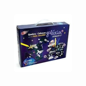 Quebra-Cabeças p/ Colorir Galáxia Leo&Leo