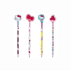 Lápis Grafite HB c/ Borracha Hello Kitty Leo&Leo