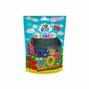 Kit Massa de Modelar c/ Alfabeto Uti Guti