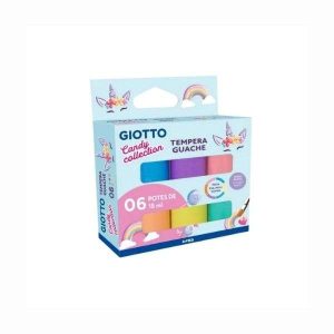 Tinta Guache 6 Cores 15ml Tons Pastéis Giotto
