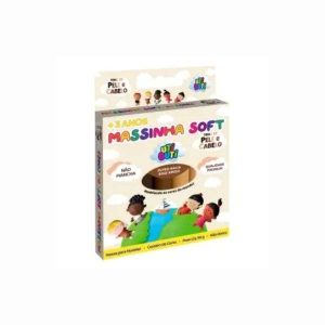 Massa de Modelar Soft 6 Cores Tons de Pele e Cabelo Uti Guti