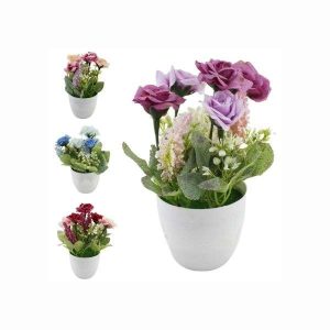 Flor Artificial c/ Vaso Redondo