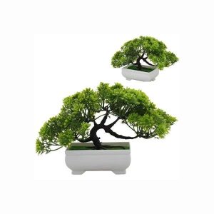 Bonsai Artificial c/ Vaso Retangular