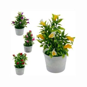 Flor Artificial c/ Vaso Redondo