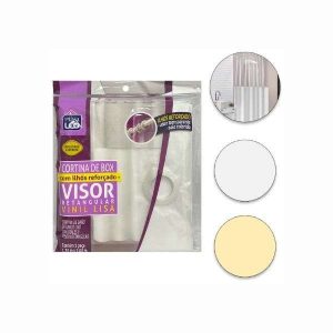 Cortina de Box c/ Ilhós Reforçados Lisa PlastLeo