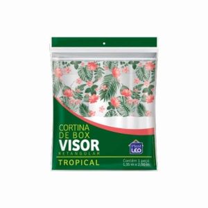 Cortina de Box Visor Retangular PlastLeo
