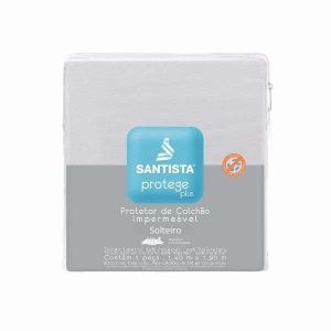 Protetor de Colchão Impermeável Solteiro Protege Plus Santista