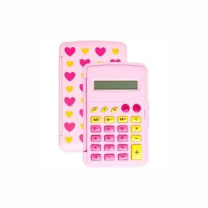 Calculadora Flip Pink Vibes Letron