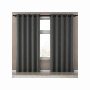Cortina Belga Semi Blackout Cinza 1,70x2,00 Adomes
